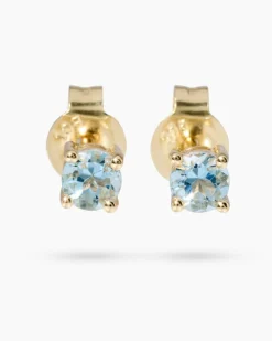 Ohrstecker mit Santa Maria Aquamarin