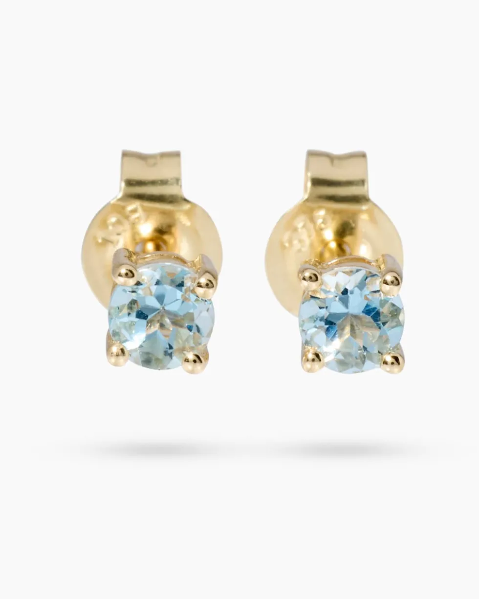 Ohrstecker mit Santa Maria Aquamarin