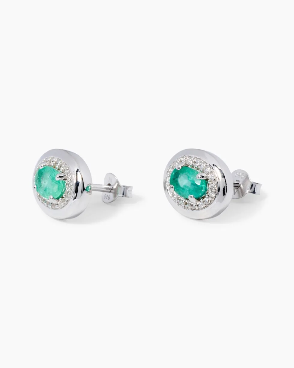 Ohrstecker mit Smaragd