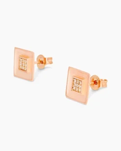 Ohrstecker mit Zirkonen