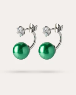 Ohrstecker MK-Perle 10 mm & Zirkonia