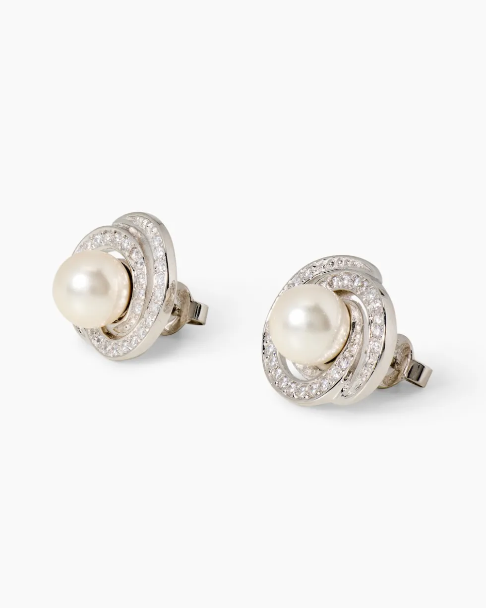 Ohrstecker MK-Perle 8,0 mm & Zirkonia