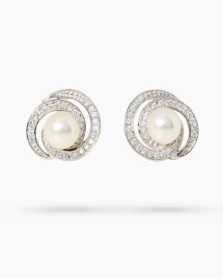 Ohrstecker MK-Perle 8,0 mm & Zirkonia