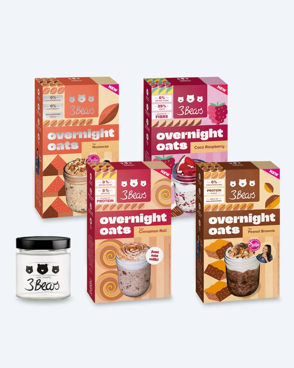 Overnight Oats 1.600 g mit Glas