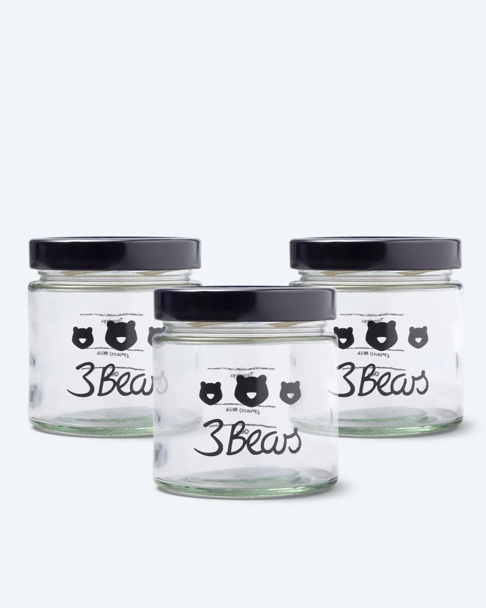 Overnight Oats im Glas, 3er-Set
