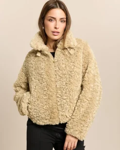 Persianer-Pelzimitat Jacke