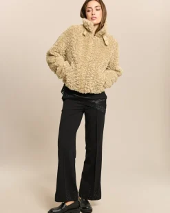 Persianer-Pelzimitat Jacke