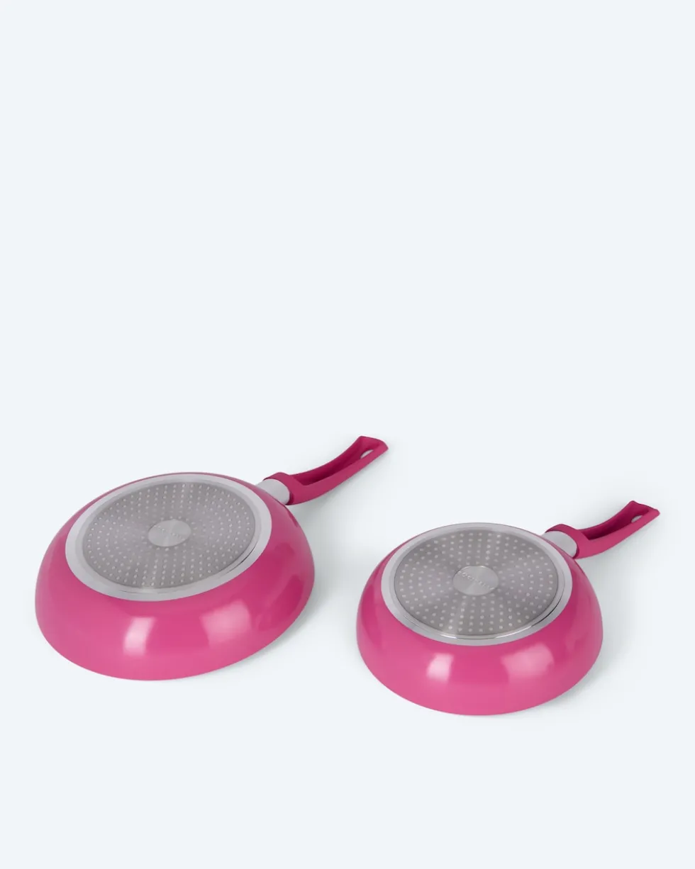 Pfanne + Glasdeckel, 2tlg.
