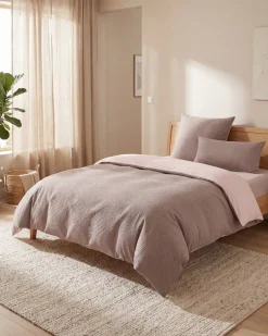 Piqué-Jersey-Wendebettwäsche, 3tlg.