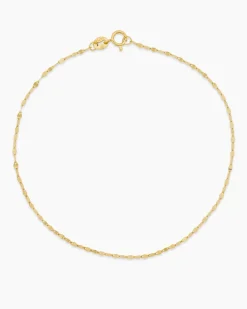 Plättchenarmband aus Gold 750