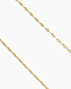 Plättchenkette aus Gold 750