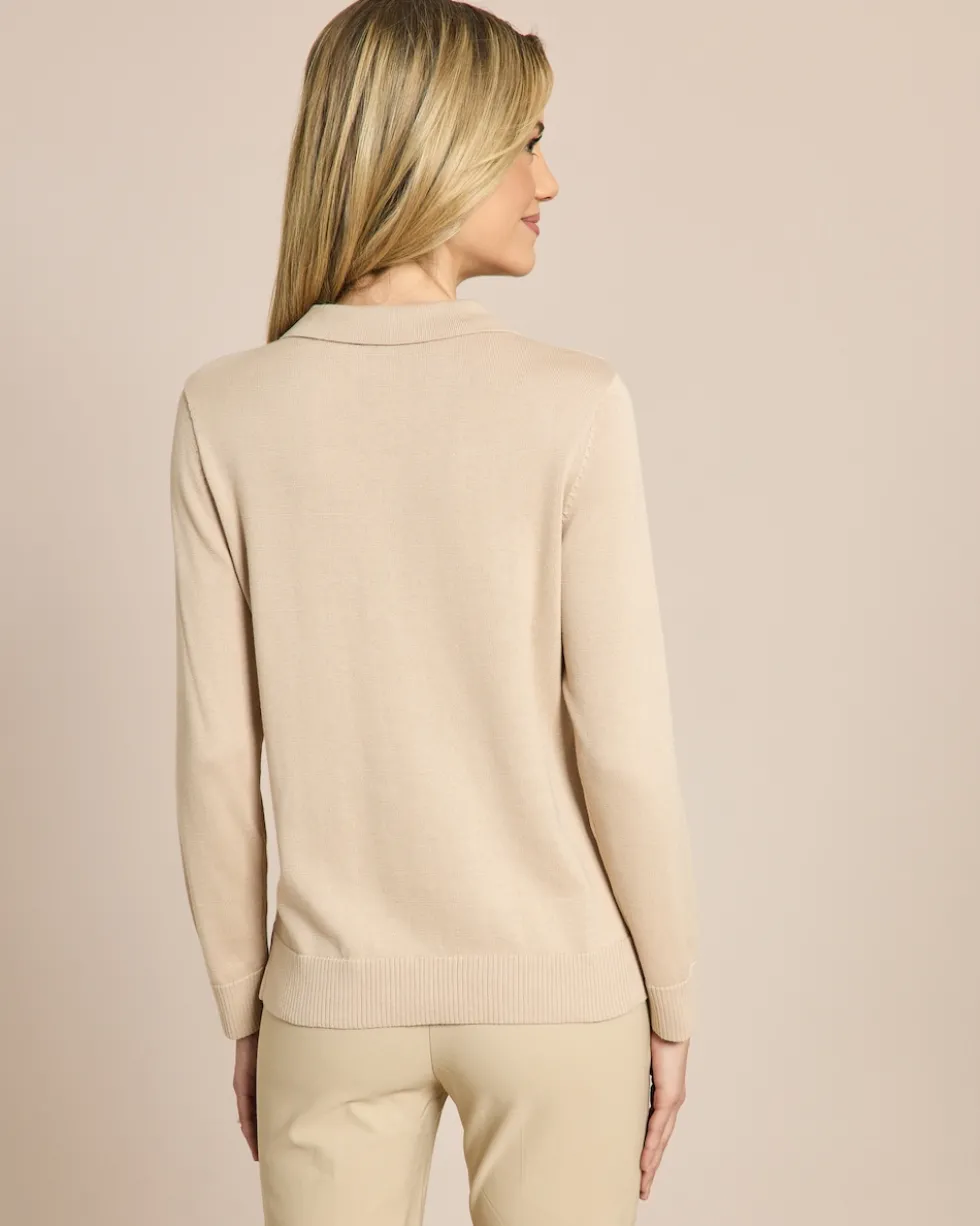 Polo-Pullover Supima Cotton
