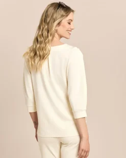Ponte Shirt mit 3/4-Ärmel