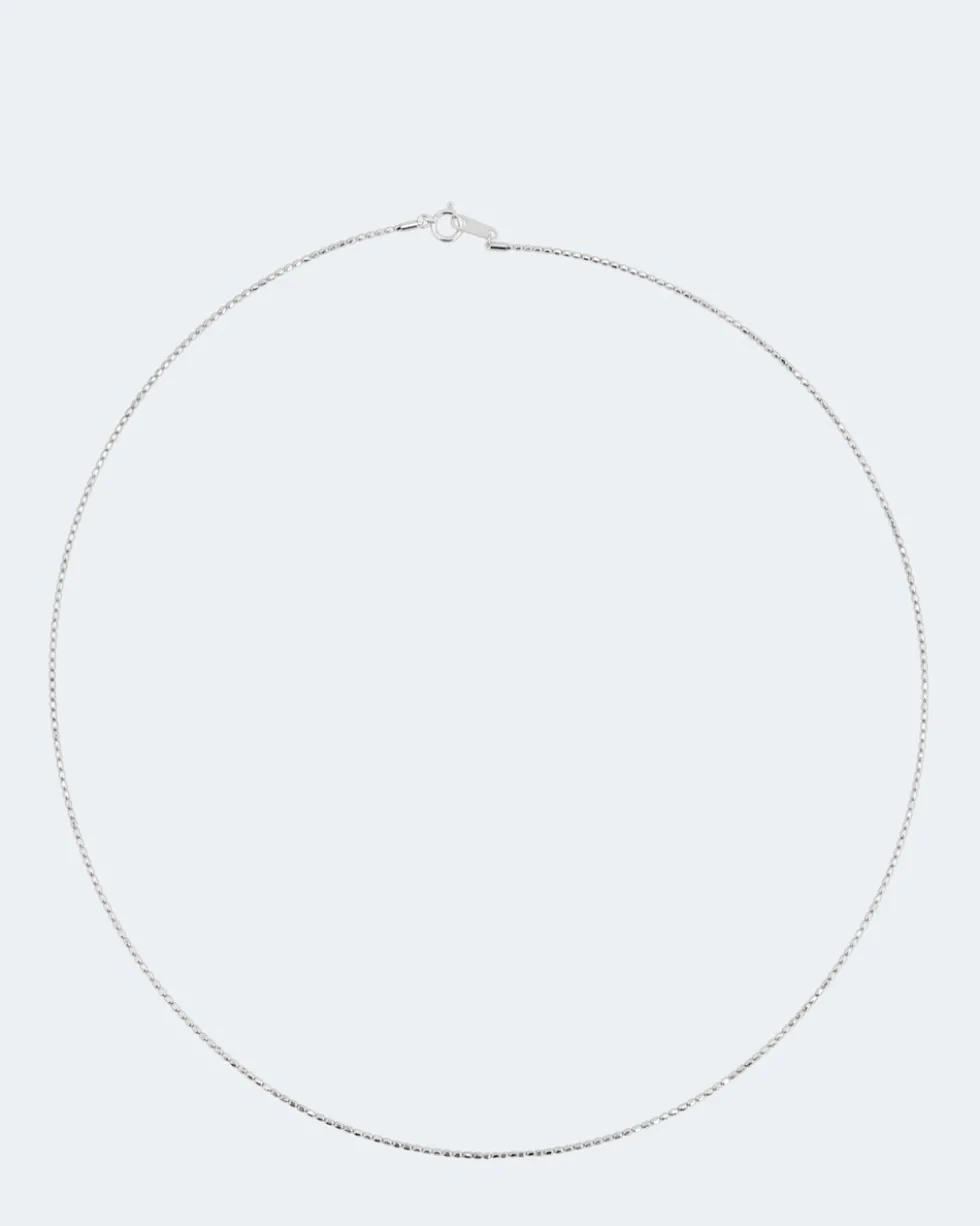 Popcorn-Kette aus Platin