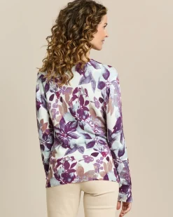 Pullover bedruckt mit Pailletten