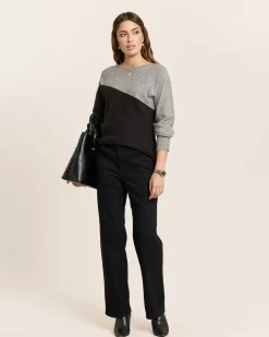 Pullover Color Blocking