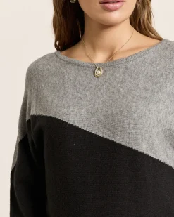 Pullover Color Blocking