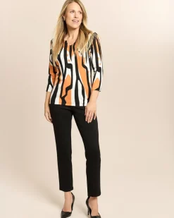 Pullover mit abstraktem Print