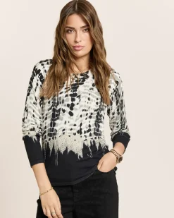 Pullover mit Alloverdruck