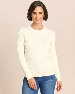 Pullover mit Allover-Zopfmuster