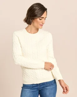 Pullover mit Allover-Zopfmuster
