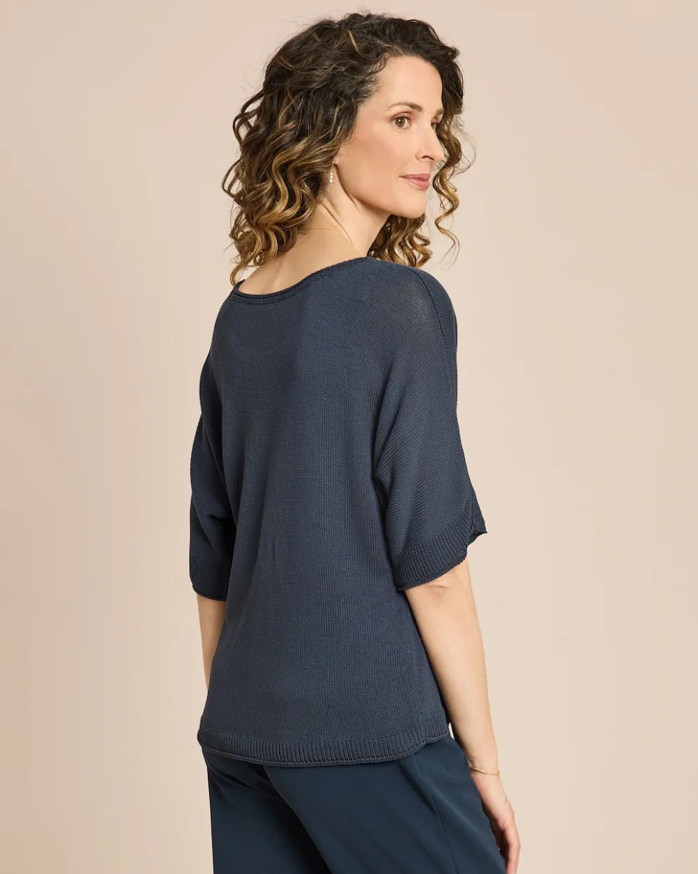 Pullover mit angeschnittenem Arm