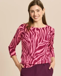 Pullover mit Animal-Druck