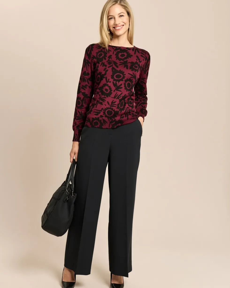 Pullover mit Blumendruck