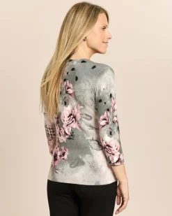Pullover mit Blumenmuster