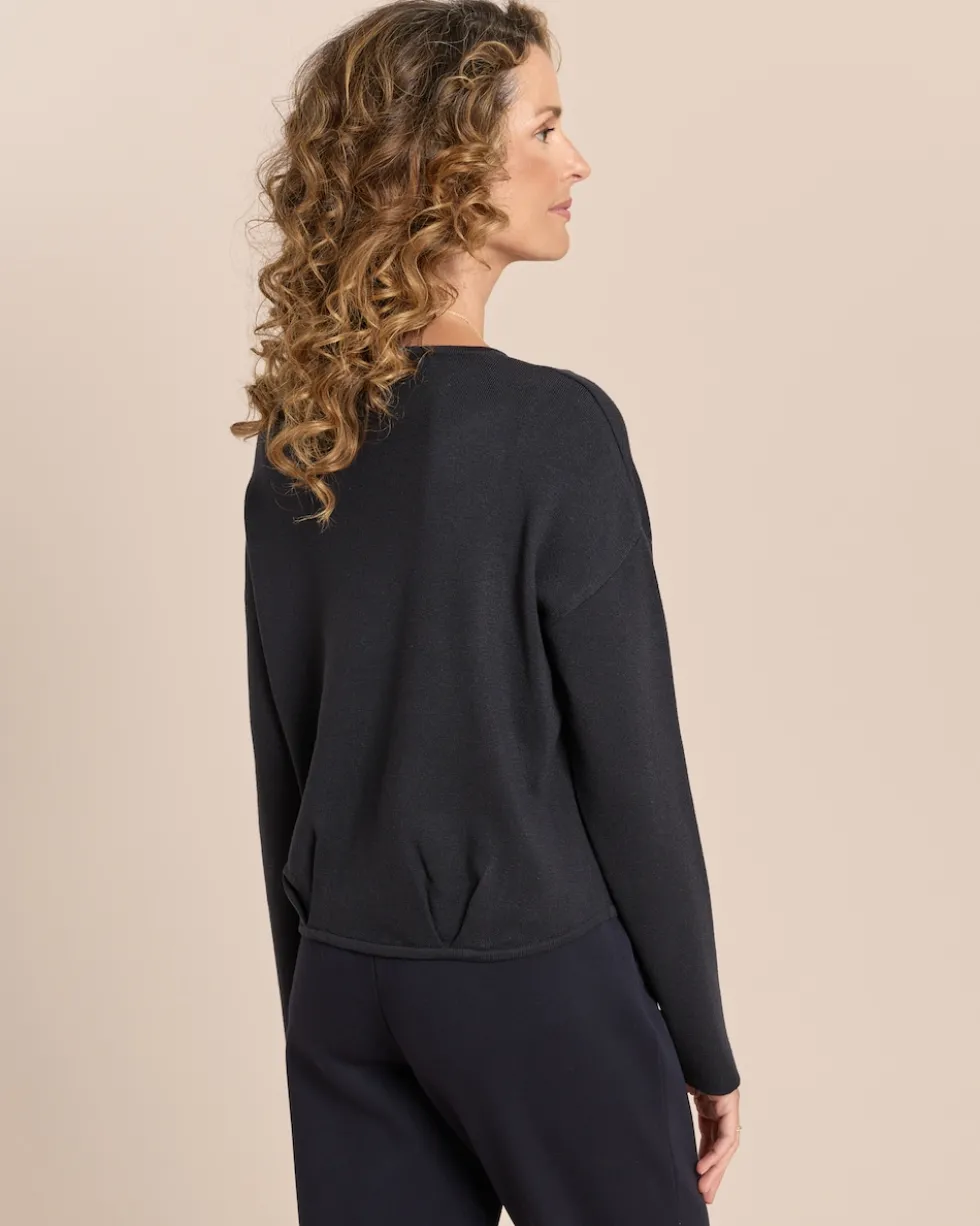 Pullover mit Falte am Saum