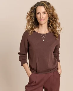 Pullover mit Falte am Saum