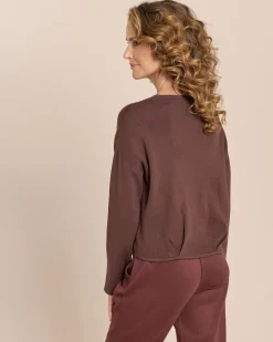 Pullover mit Falte am Saum