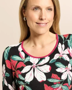 Pullover mit floralem Druck