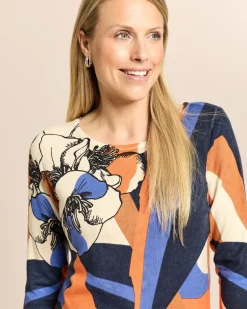 Pullover mit geometrischem Print