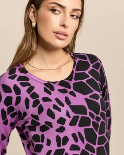 Pullover mit Giraffenmuster