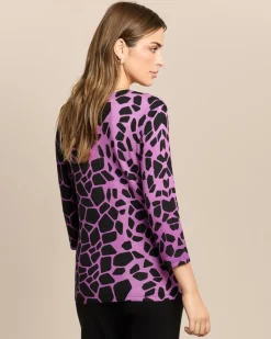 Pullover mit Giraffenmuster