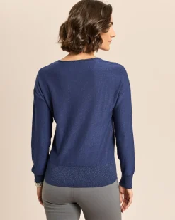 Pullover mit Glanzgarn