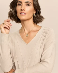 Pullover mit Glanzgarn
