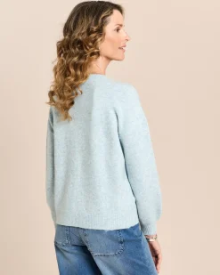 Pullover mit großen Blumen