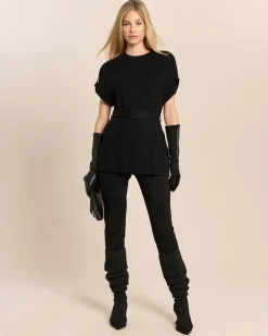 Pullover mit Gürtel