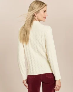 Pullover mit Jacquard-Muster Hahnentritt