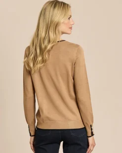 Pullover mit Knöpfen in Perlen-Optik