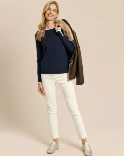 Pullover mit Knöpfen in Perlen-Optik