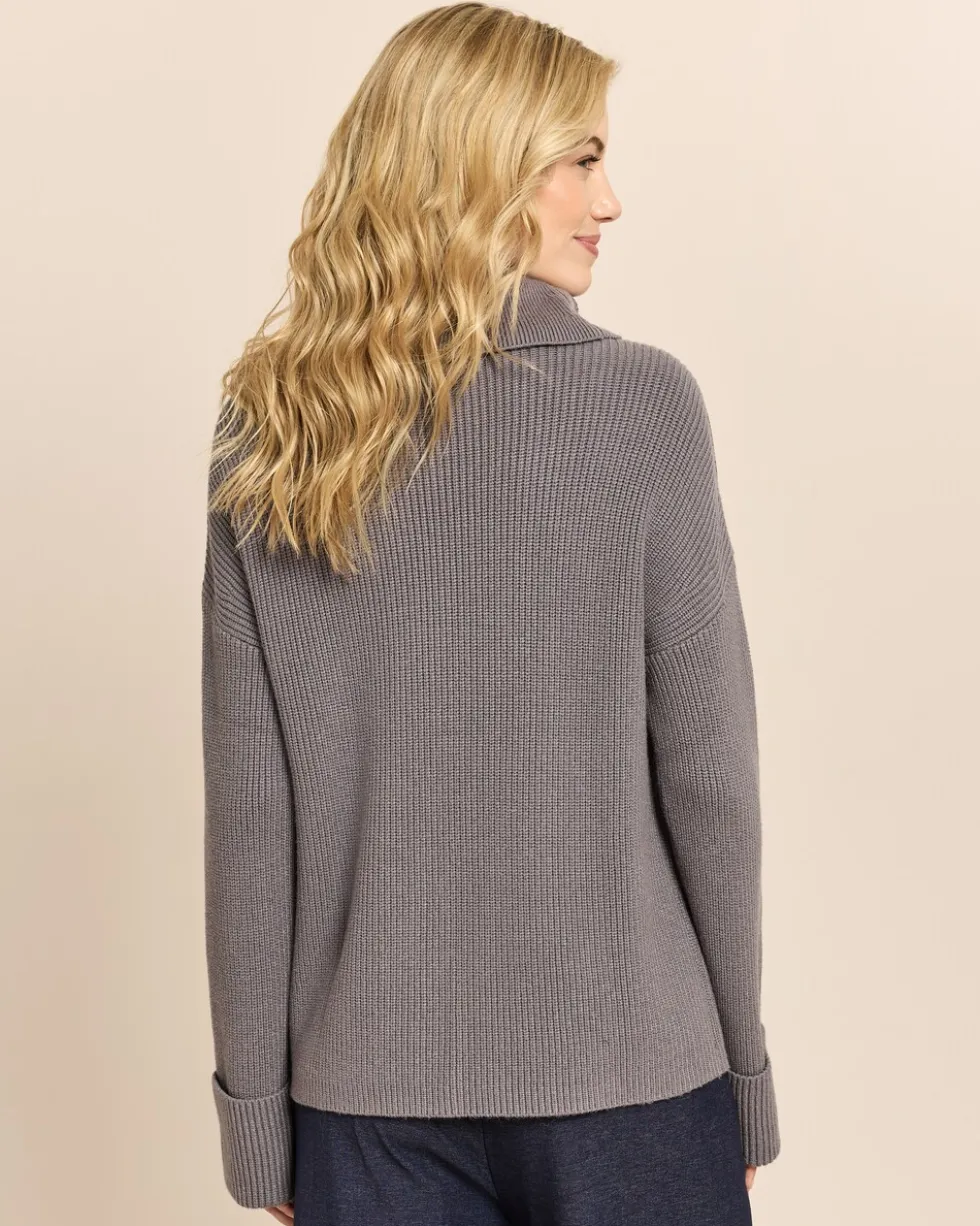 Pullover mit Kontrastdetail