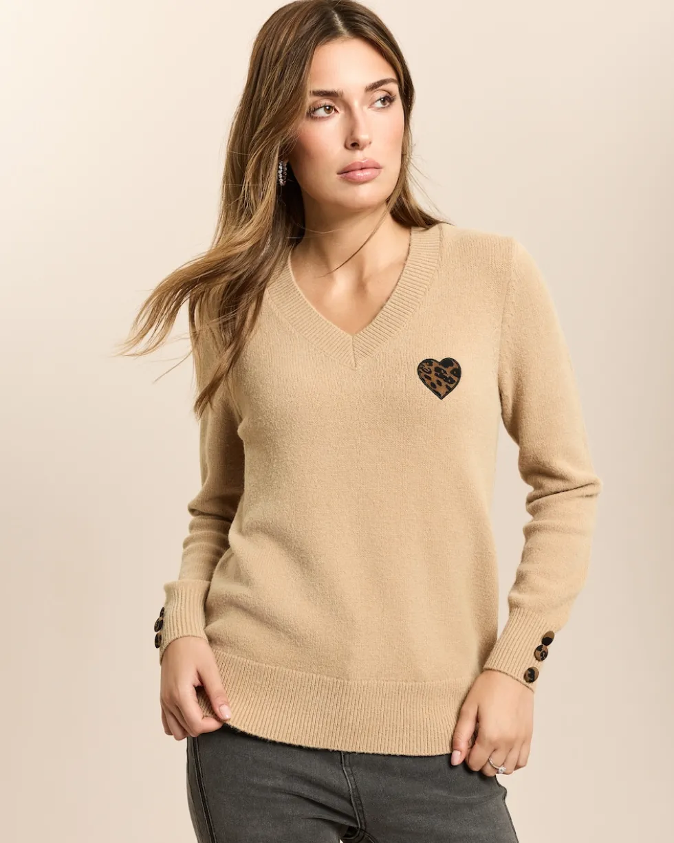 Pullover mit Leo-Herz