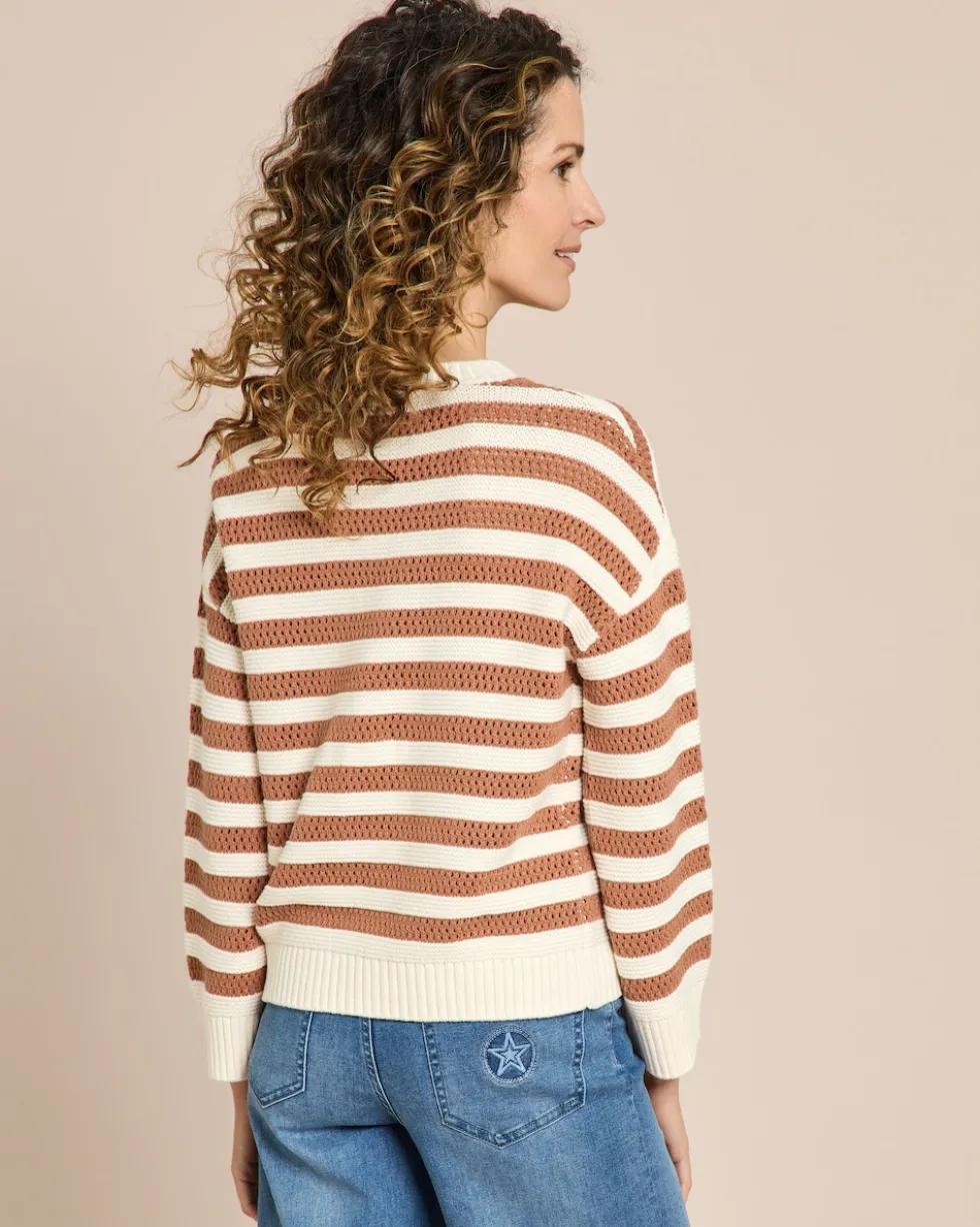 Pullover mit Lochmuster