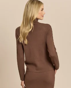 Pullover mit Logo-Streifen