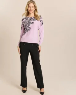 Pullover mit Ornamentmuster
