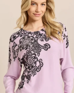 Pullover mit Ornamentmuster
