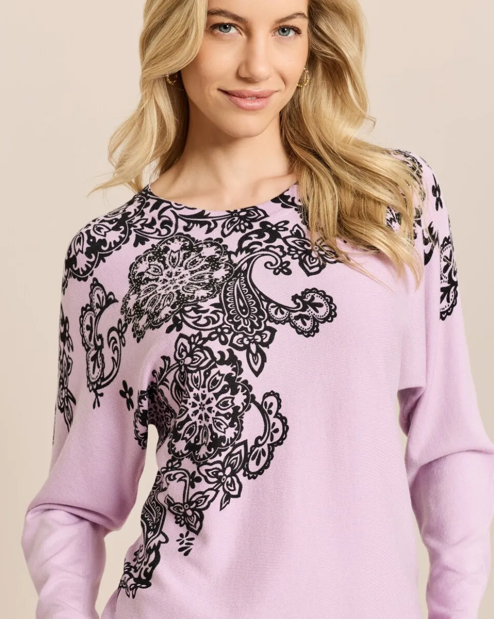 Pullover mit Ornamentmuster